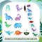 1 Roll Animal Stickers Reward Cute Space Stickers Office Supplies Incentives Sticker Animal Party Favor Decal